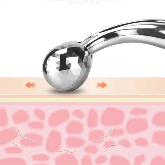 3D Roller Face-Shaping Tool Beauty Instrument Manual Massager Small V Face - Picture 3 of 5